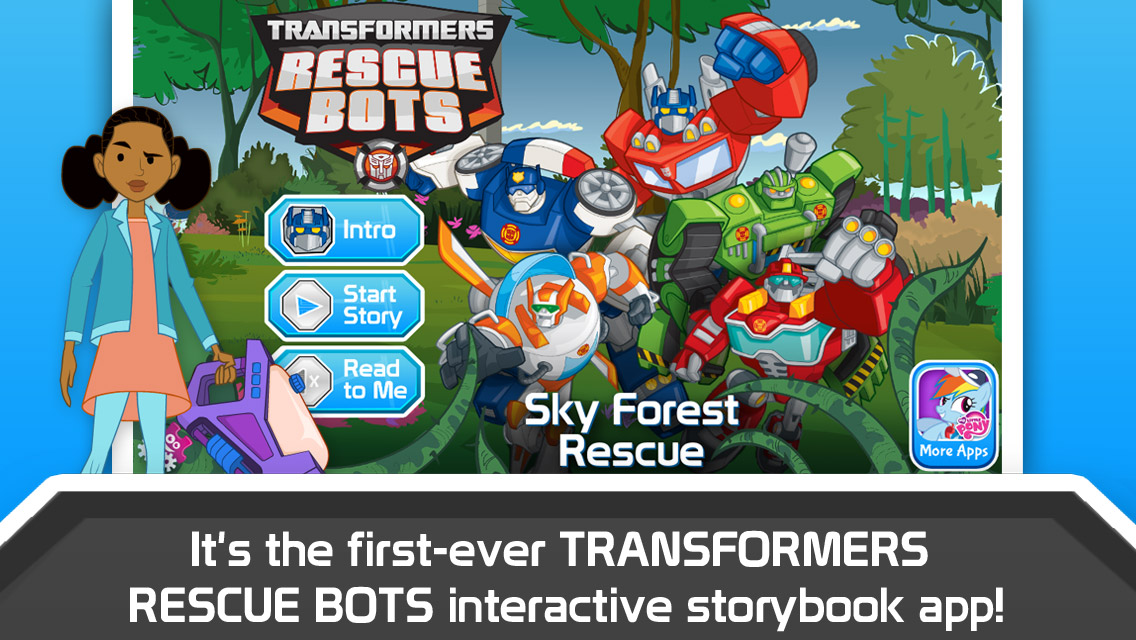 Transformers Rescue Bots Sky Forest Rescue App Screenshot